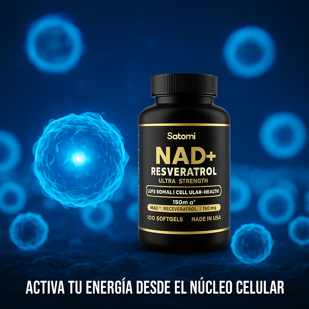NAD + RESVERATROL TU ALIADO ANTIENVEJECIMIENTO 100 CAPSULAS